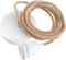 Lampfitting voor plafond - Natuur - 1 fitting wit