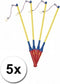 Lampionstokjes Elektrisch 40 cm | 5 stuks