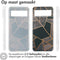 iMoshion Hoesje Geschikt voor Google Pixel 8 Hoesje Siliconen - iMoshion Design hoesje - Meerkleurig / Black Graphic