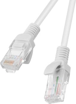 Lanberg - 2 m grijze Cat.6 UTP Ethernet-netwerkkabel PCU6-10CC-0200-S