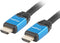 Lanberg - Lanberg aluminium HDMI-A male 2.0 4K video kabel 1.8m