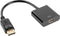 Lanberg - Lanberg mini Displayport male naar HDMI-A female verloopkabel 10 cm