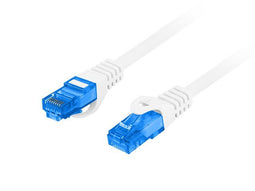LANBERG PATCHCORD S/FTP CAT.6A 1M WHITE LSZH