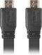 Lanberg - Platte videokabel HDMI-A male 2.0 4K Lanberg 3m