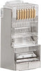 Lanberg PLS-5000 kabel-connector RJ-45 Roestvrijstaal, Transparant