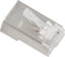 Lanberg PLS-5000 kabel-connector RJ-45 Roestvrijstaal, Transparant