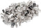 Lanberg PLS-5000 kabel-connector RJ-45 Roestvrijstaal, Transparant