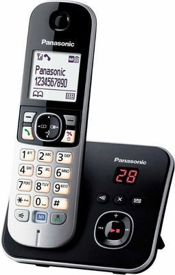 Landline Telephone Panasonic KX-TG6821FRB Black Grey