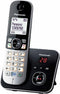 Landline Telephone Panasonic KX-TG6821FRB Black Grey