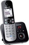 Landline Telephone Panasonic KX-TG6821FRB Black Grey