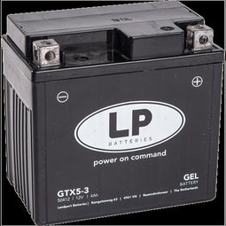 Landport gel accu - 12 volt 4 ampère - gtx5-3 (ytx5l-bs)