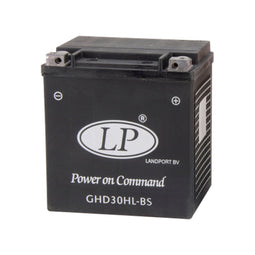 LANDPORT (LP) HARLEY ACCU GHD30H-3 (GHD30HL-BS) 12 VOLT 30,0 AH