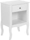 LANE - Bijzettafel - Wit - MDF