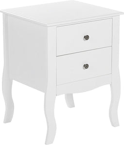 LANE - Nachtkastje - Wit - MDF