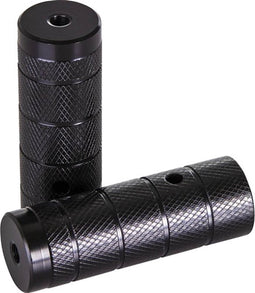 Lange opstep-set as staal freestyle zwart