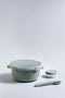Curver Smart To Go Eco Lunchset 1,6L - Bestekset - Sauscup - Eco groen