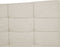 LANNION - Tweepersoonsbed - Beige - 160 x 200 cm - Polyester