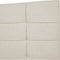 LANNION - Tweepersoonsbed - Beige - 160 x 200 cm - Polyester
