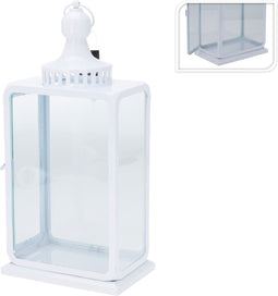 Lantaarn 22x46 cm wit