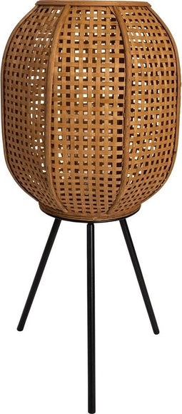 Lantaarn Macy op voet naturel - windlicht Macy - 32x66cm