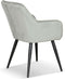 Lanterfant® Eetkamerstoel Marsika - Velvet - Grijs