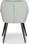 Lanterfant® Eetkamerstoel Marsika - Velvet - Grijs