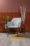 Lanterfant® Eetkamerstoel Marsika - Velvet - Grijs