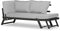 Lanterfant® Loungebank - Lars - Aluminium - Antraciet - Uitklapbaar