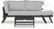 Lanterfant® Loungebank - Lars - Aluminium - Antraciet - Uitklapbaar