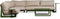 Lanterfant® Ralph - Loungeset XL - Aluminium - 7 personen - Mosgroen