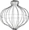 Lantern Foldable 42X40 cm 208L