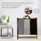 MiRi Wasmand 3 vakken【Bamboe 】 – Wassorteerder – Hout – Opvouwbaar – Wasbox – 120L – Inclusief Schroevendraaier – Wasmanden – Laundry Basket