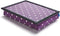 Lap Tray - schootkussen - paars gestipt