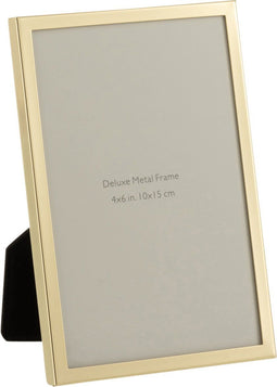 J-Line fotolijst Fijne Boord - metaal - goud - small - 2 stuks