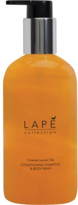 Lapé shampoo & douchegel, Oosterse citroenthee, flacon van 300 ml
