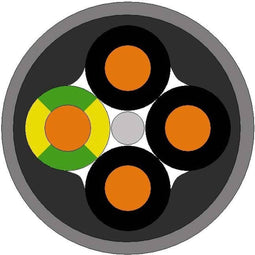 LAPP ÖLFLEX® SMART 108 Stuurstroomkabel 3 G 0.75 mm² Grijs 11030099/100 100 m