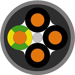 LAPP ÖLFLEX® SMART 108 Stuurstroomkabel 4 G 0.75 mm² Grijs 11040099/100 100 m