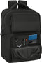 Laptop Backpack Sevilla Fútbol Club Premium 15,6'' Black (31 x 44 x 13 cm)
