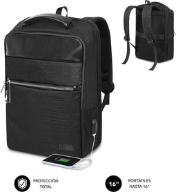 Laptop Backpack Subblim Business V2 Black