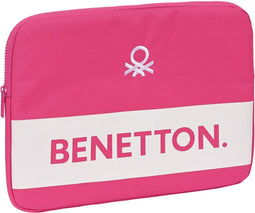 Laptop Cover Benetton Raspberry Fuchsia (34 x 25 x 2 cm)