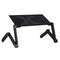 Laptop standaard Verstelbaar Universeel - Laptoptafel - Zwart