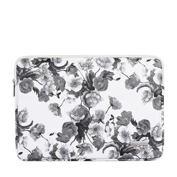 Laptophoes 13.3 Inch - GV Sleeve - Black White Rose
