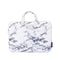Laptophoes 13.3 Inch - Sleeve met Handvat - Wit Marmer