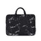 Laptophoes 13.3 Inch - Sleeve met Handvat - Zwart Marmer