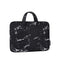 Laptophoes 13.3 Inch - Sleeve met Handvat - Zwart Marmer