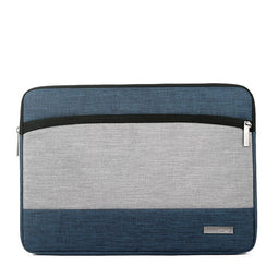 Laptophoes 13 Inch - Sleeve - Blauw/Grijs