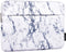 Laptophoes 14 Inch - Laptop Sleeve - Wit Marmer