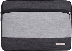 Laptophoes 14 Inch - Laptop Sleeve - Zwart / Grijs