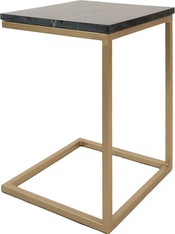 Laptoptafel Mitch Marmer - Zwart/Goud