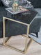 Laptoptafel Mitch Marmer - Zwart/Goud